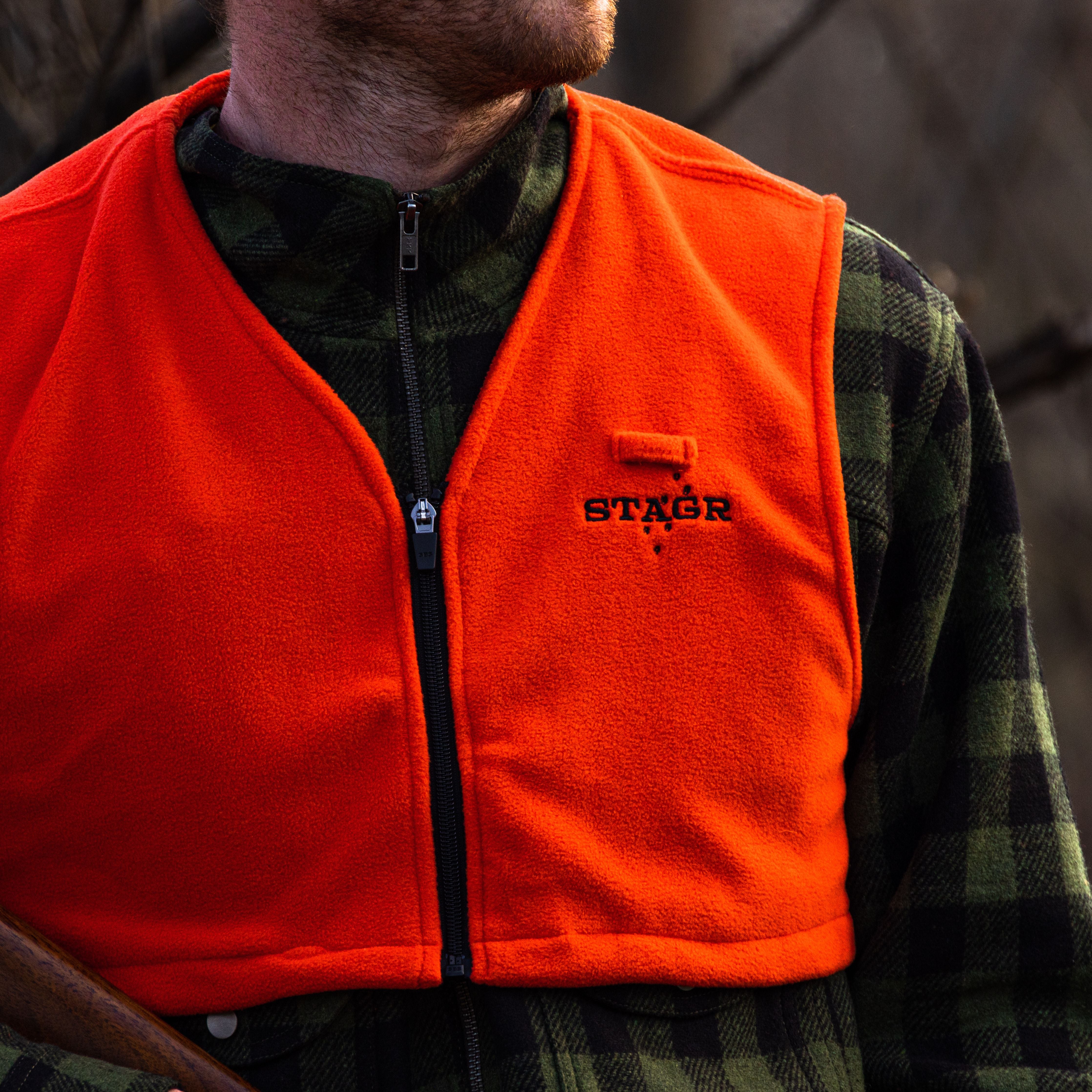 Big and tall orange hunting vest hot sale